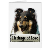 Tri Color Rough Collie Gifts Greeting Cards