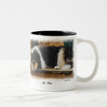 Tri-Color Rough Collie Gifts Mugs