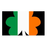 Tri-color Shamrock Business Cards