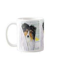Tri Color Sheltie Bath mugs