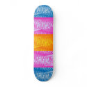 Tri-Color Slinky Skateboard by LeslieBattjes Tri-Color Slinky Skateboard
