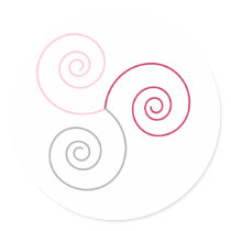 Tri-Color Spiral of Life copy stickers