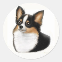Tri Colored Chihuahua Sticker