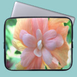 Tri-colored Hibiscus Flower Laptop Sleeve laptop sleeves