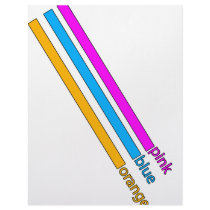 Tri-colour letterhead