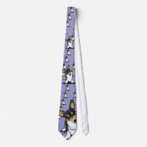 Tri Curious Corgi ties