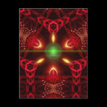 Tri-Fractal Postcard by webgrrl Tri-Fractal Postcard