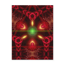 Tri-Fractal Postcard