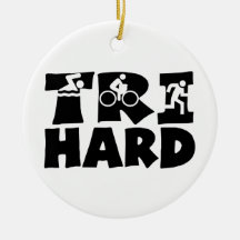 Tri Hard Christmas Ornament