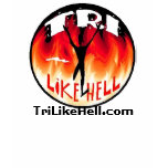 Tri Like Hell Ladies Singlet Tee Shirt