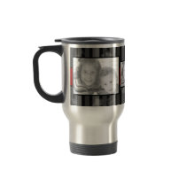 Tri-Photo Custom Mug Design -- Grey Stripes mugs