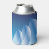 Tri-Sail Translucent Blue Sky Can Cooler