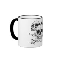 Tri-Skull Mug mugs
