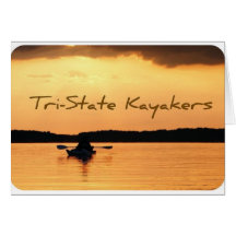 Tri-State Kayakers Greeting Card
