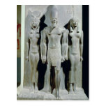 Triad of Menkaure  with the goddess Hathor Post Cards