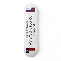 Triad Patriots Skate or Die skateboards