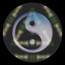 Triad Yin Yang Symbolism Sticker stickers
