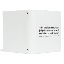 Trial Juries Quote by Justice John Jay 1789 Binders