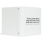 Trial Juries Quote by Justice John Jay 1789 Binders