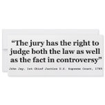 Trial Juries Quote by Justice John Jay 1789 Invitation