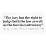 Trial Juries Quote by Justice John Jay 1789 Photo Card