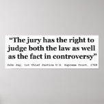 Trial Juries Quote by Justice John Jay 1789 Posters