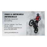 Trials motocross business card