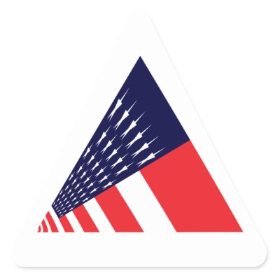 Triangle American Flag