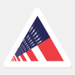 Triangle American Flag Sticker