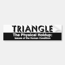 TRIANGLE Bumper Sticker