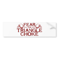 Triangle Choke Bumper Sticker
