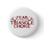 Triangle Choke Pinback Buttons