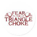 Triangle Choke stickers
