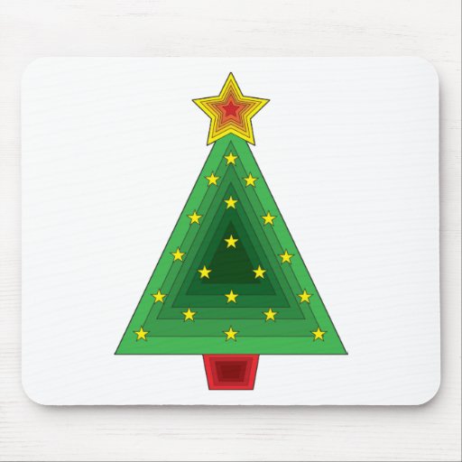 triangle christmas tree mousepads triangle christmas tree mousepads