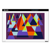 Triangle design. skins for laptops