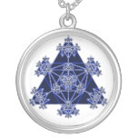 Triangle Fractal: Abstract Art: Necklace