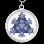 Triangle Fractal: Abstract Art: Necklace
