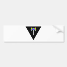Triangle Labrys Bumper Sticker