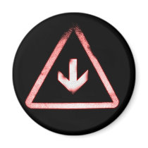 Triangle Logo Magnet by transparentballer Triangle Logo Magnet