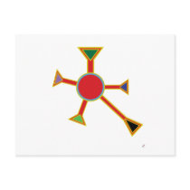 Triangle Molecule postcards by evrose Triangle Molecule postcards