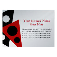 Triangle Print Chubby Business Card
