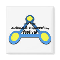 Triangle Science Festival Classic Magnet magnets