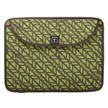 Triangle Tire Track pattern MacBook Pro Sleeves