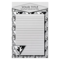 Triangle Turtle Lined Stationery