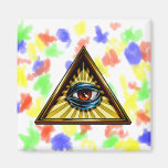 Triangle with eye Eye of Providence Magnet