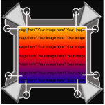 triangles deco frame cut outs