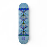 Triangles Mirrored_Skateboard
