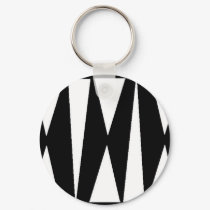 Triangles WB keychains by Calenario Triangles WB keychains