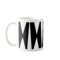Triangles WB mugs by Calenario Triangles WB mugs