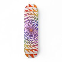 Triangular Spiral: Custom Skateboard